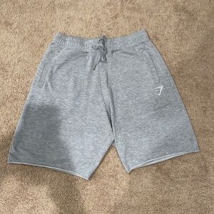 Grey fleece shorts from Gymshark